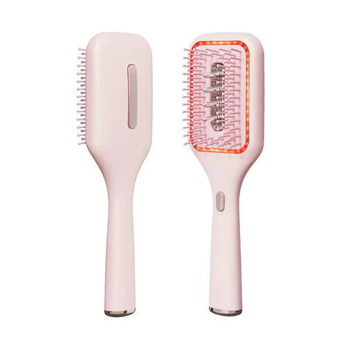 LED Red Light Therapy Hair Growth Brush with Serum & Oil Infuser | Vibrating Scalp Massager Comb for Thicker, Fuller Hair